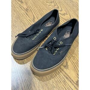 Size 9.5 - Vans Authentic Black Gum